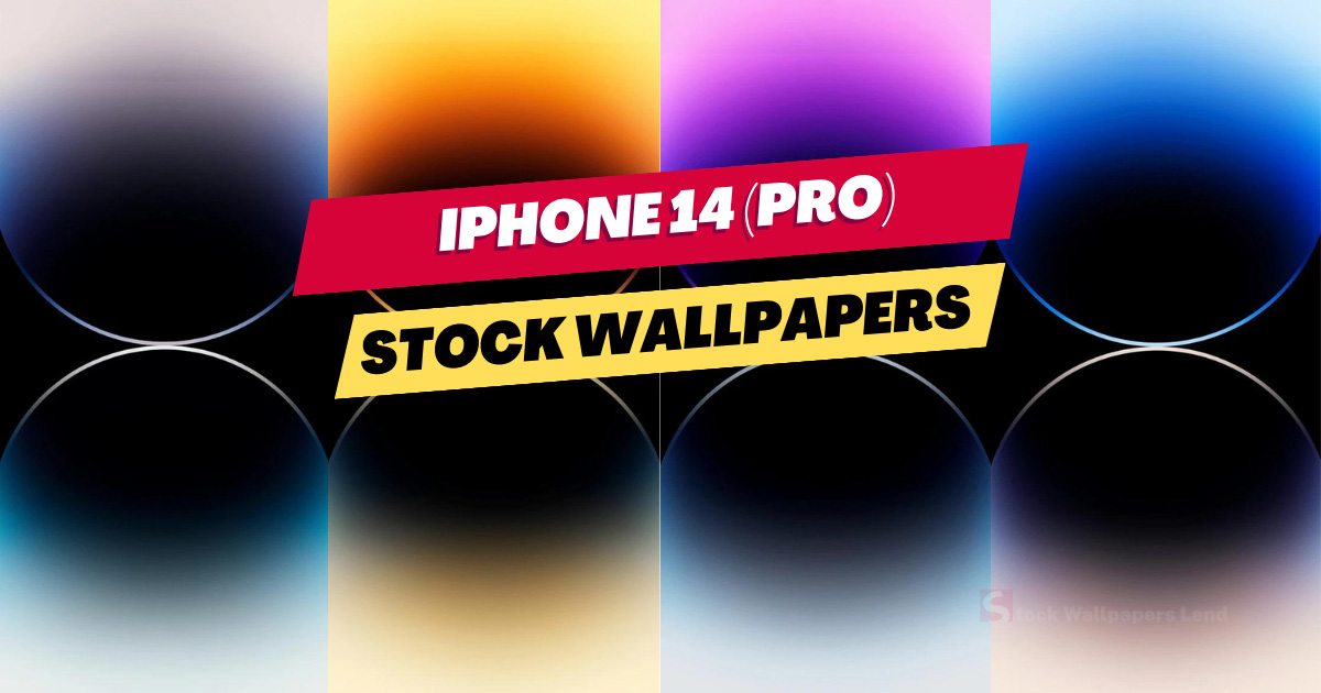 iPhone 14 Pro Stock Wallpapers
