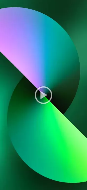 Green iPhone 13 Pro Live Wallpaper 02