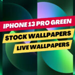 iPhone 13 Pro Green Wallpapers