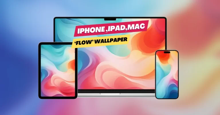 Download ‘Flow’ Wallpaper for iPhone, iPad, Mac