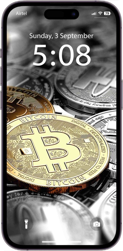 Bitcoin cryptocurrency Wallpaper
