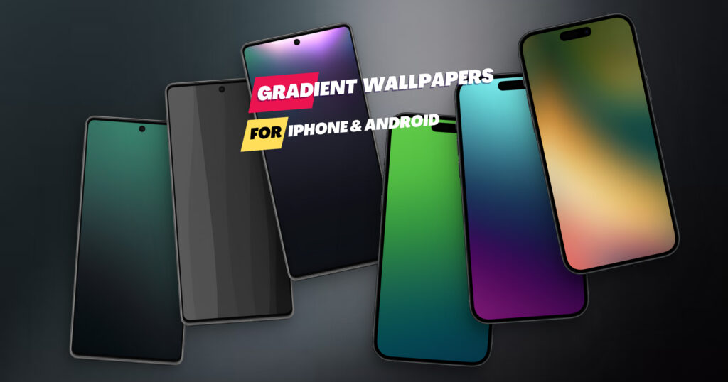 30 Gradient Wallpapers for iPhone and Android in 2023