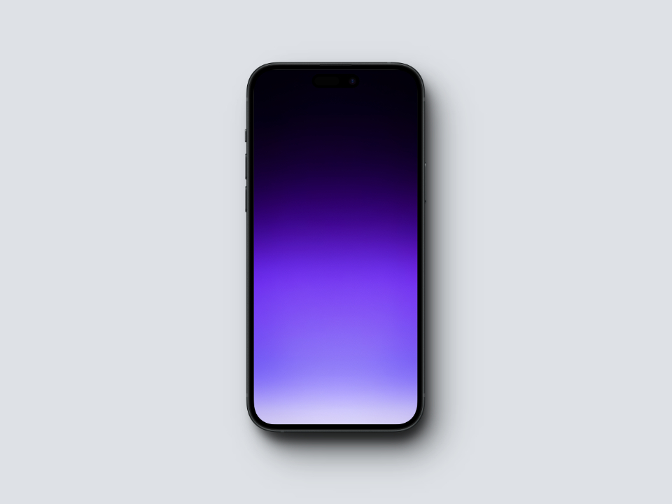 Beautiful transition: black to soft purple gradient