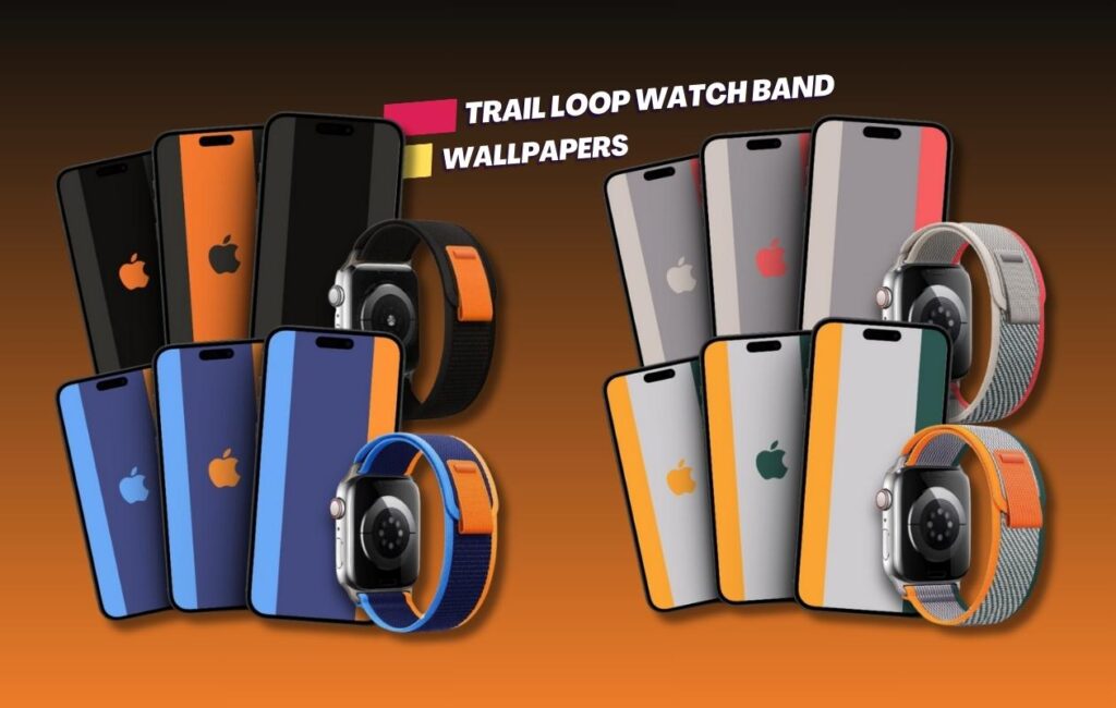 Apple Trail Loop Colorful Watch Band Wallpapers