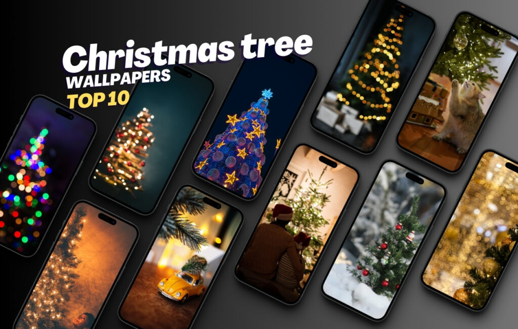 Download the top 10 Christmas tree wallpapers for iPhone