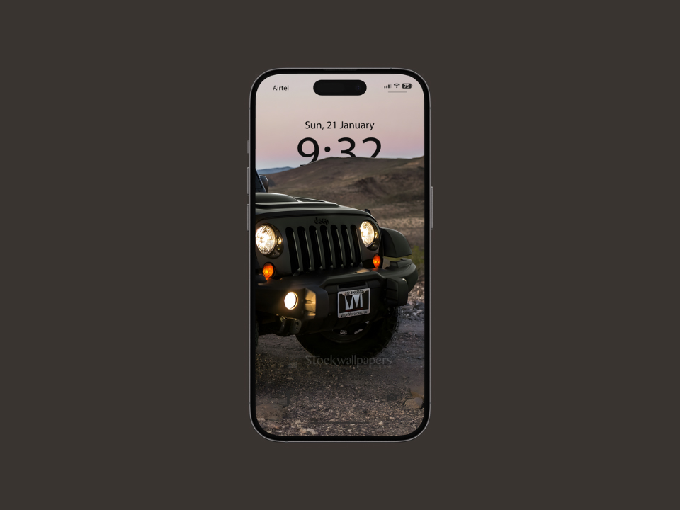 Jeep Depth Effect Wallpaper for iPhone