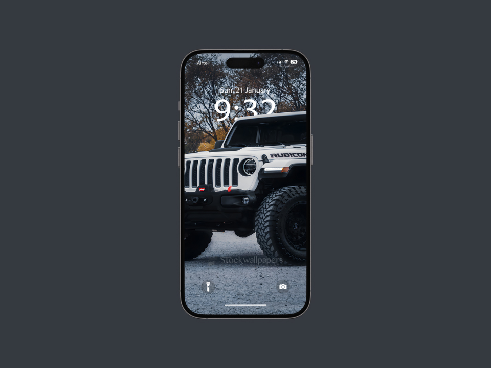 Jeep Depth Effect Wallpaper for iPhone