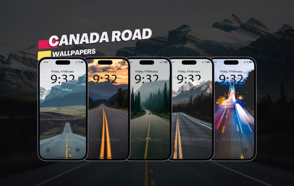 Download Canada road wallpapers [Depth effect]