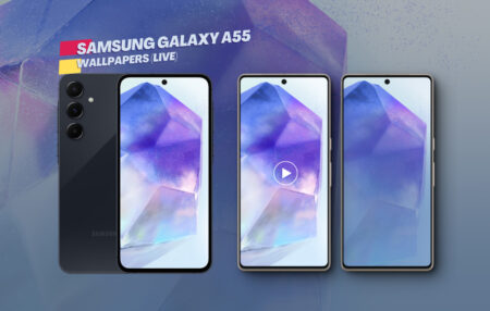 Download Samsung Galaxy A55 Stock and Live wallpapers