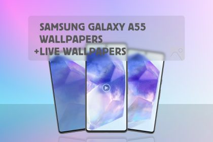 Samsung Galaxy A55 Stock & Live Wallpapers