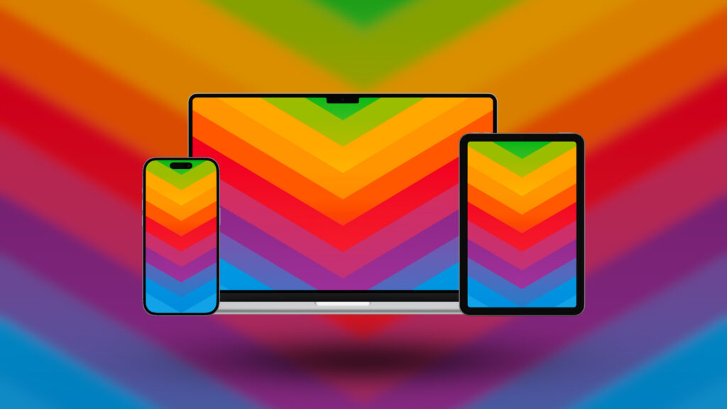 Rainbow variation showcasing Wallpapers
