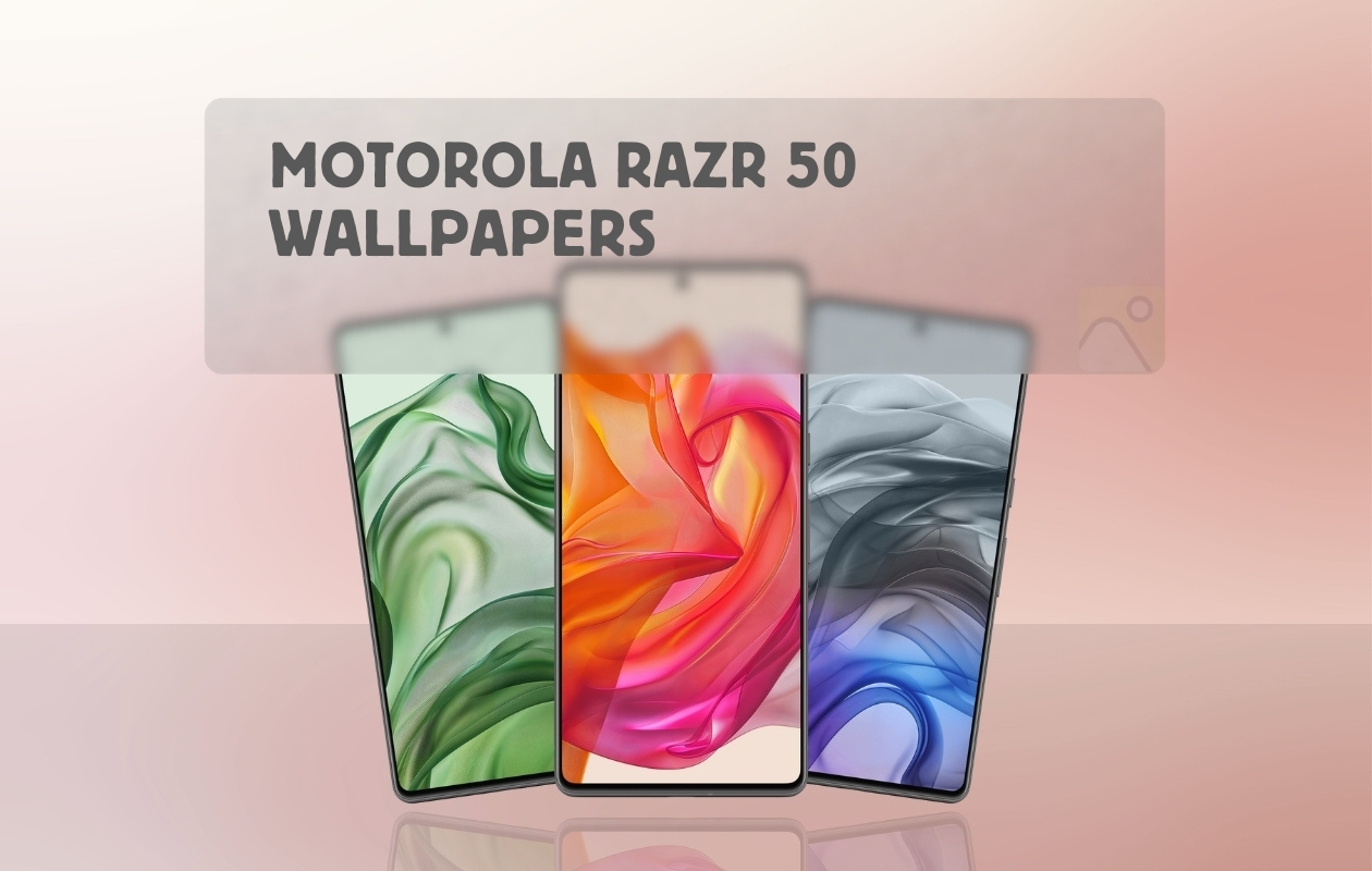 Motorola Razr 50 (Ultra) and Razr 50 (2024) Stock Wallpapers