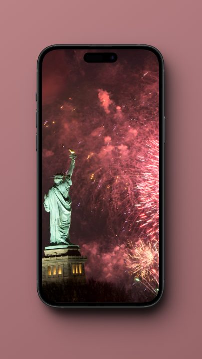 New York New Year 2024 fireworks wallpaper