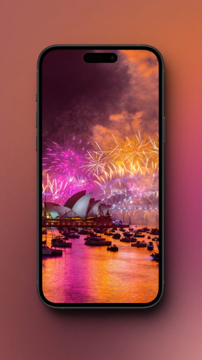 Sydney New Year 2024 fireworks wallpaper